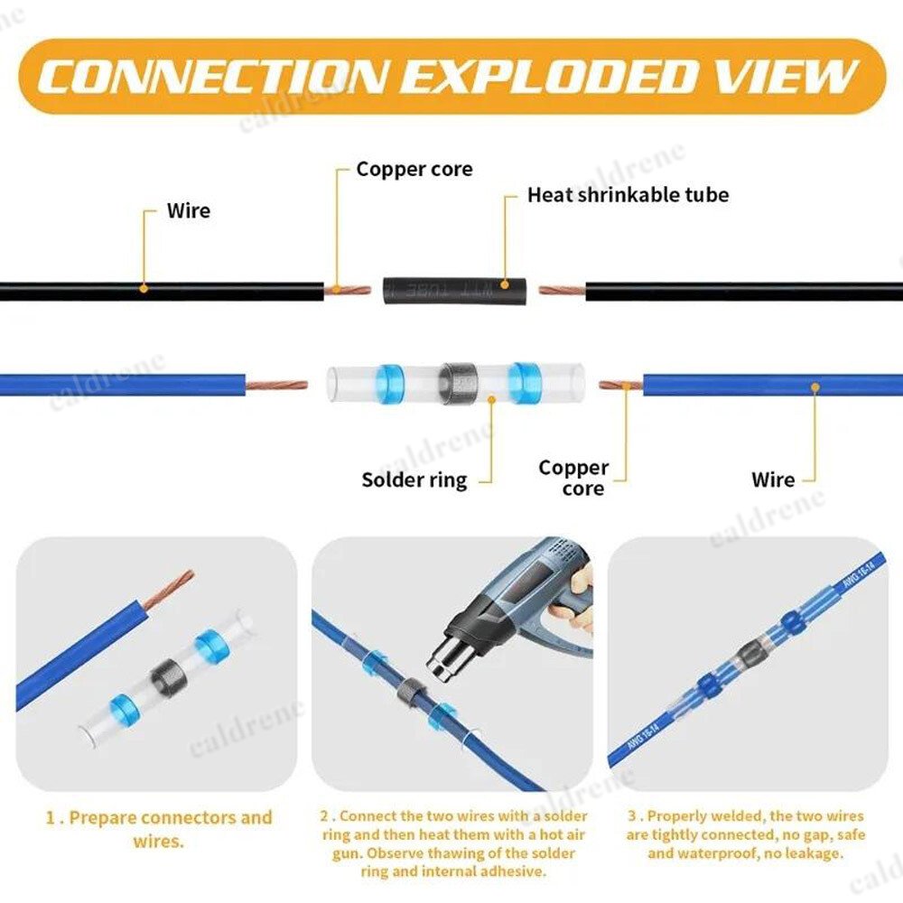Solder Seal Wire Connector Kit, 500 Pieces – view 8