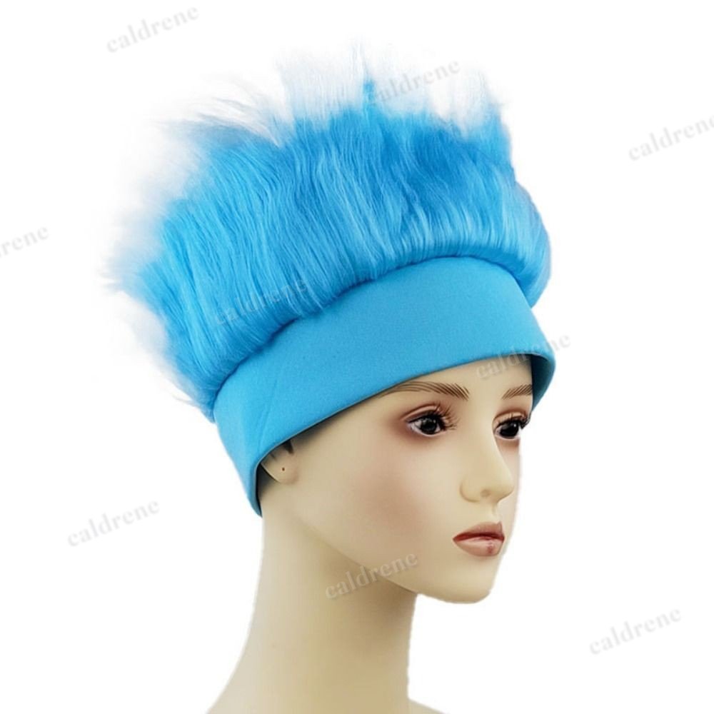 Solid Color Sports Events Wig Spiky Texture Spiky Wig Sports Event – view 3