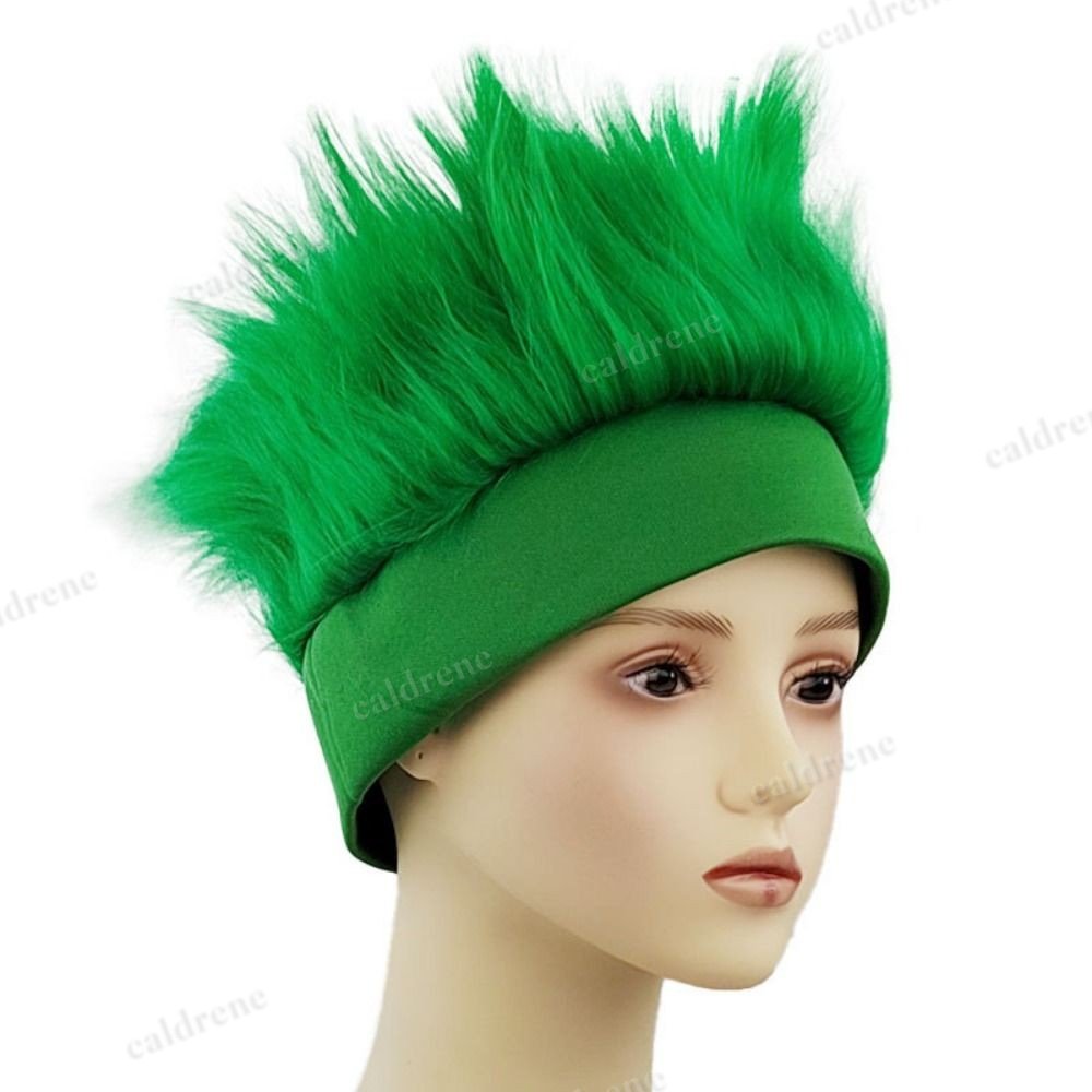 Solid Color Sports Events Wig Spiky Texture Spiky Wig Sports Event – view 5