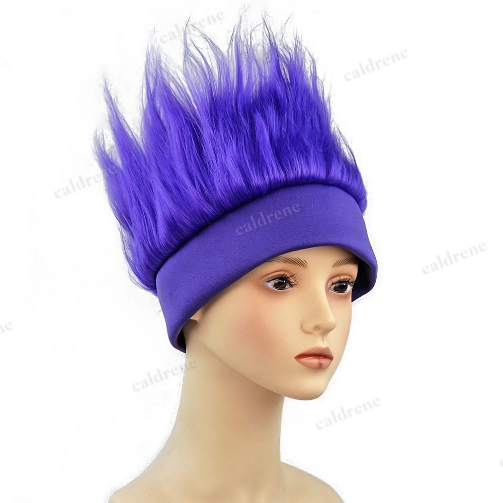 Solid Color Sports Events Wig Spiky Texture Spiky Wig Sports Event – view 6