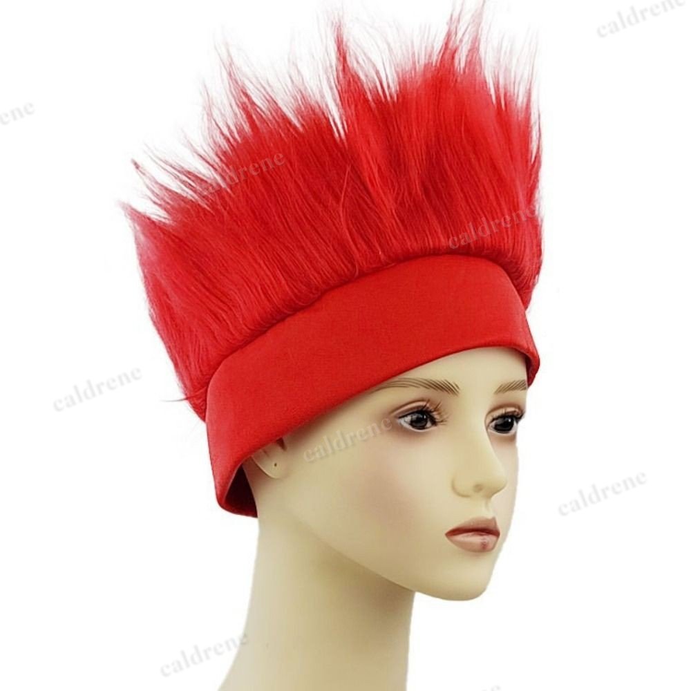 Solid Color Sports Events Wig Spiky Texture Spiky Wig Sports Event – view 7