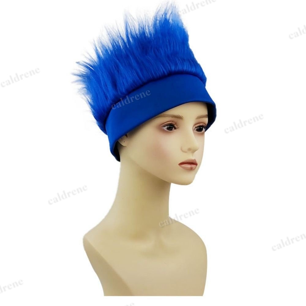 Solid Color Sports Events Wig Spiky Texture Spiky Wig Sports Event – view 8