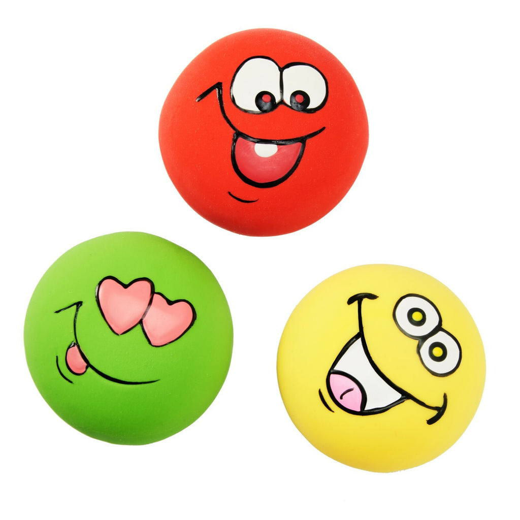 Squeaky Latex Dog Toys, 3 Pack