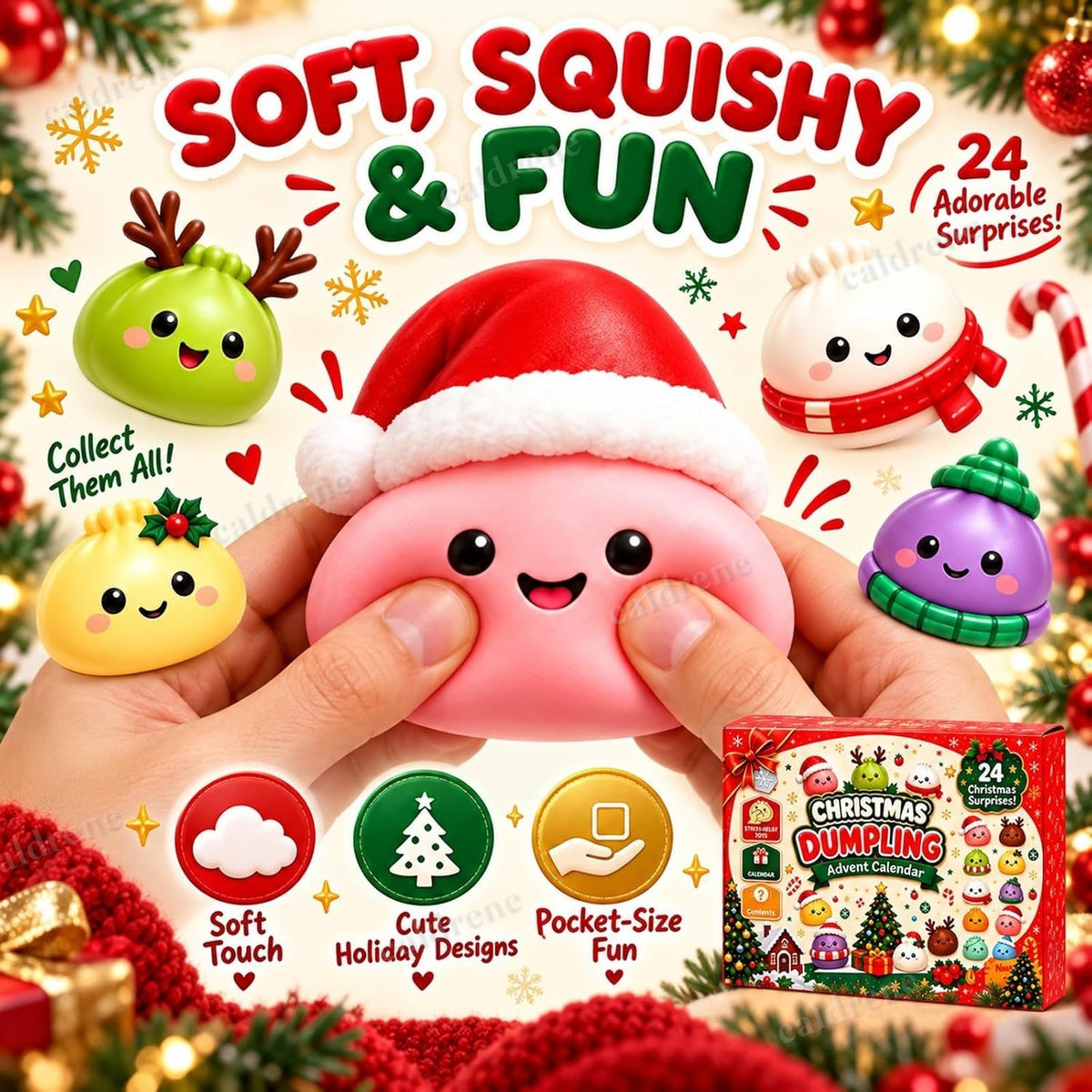 Squishy Dumpling Advent Calendar 2026, 24 Days – view 3