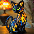 Stained Glass Cat Lamp for Cozy Home Decor – A