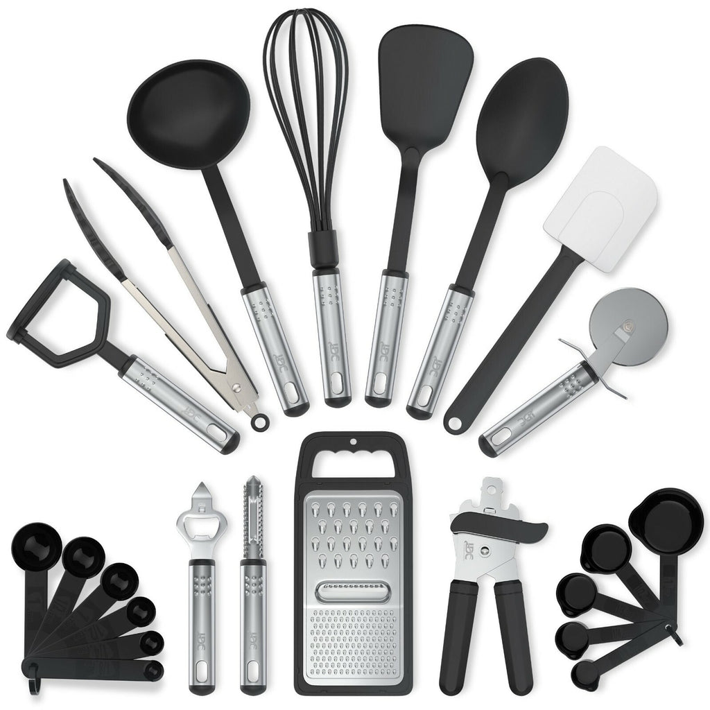 Stainless Steel Cooking Utensil Set, 23 Pieces