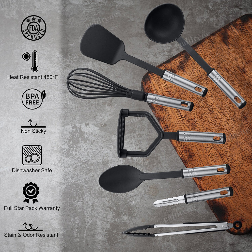 Stainless Steel Cooking Utensil Set, 23 Pieces – view 2