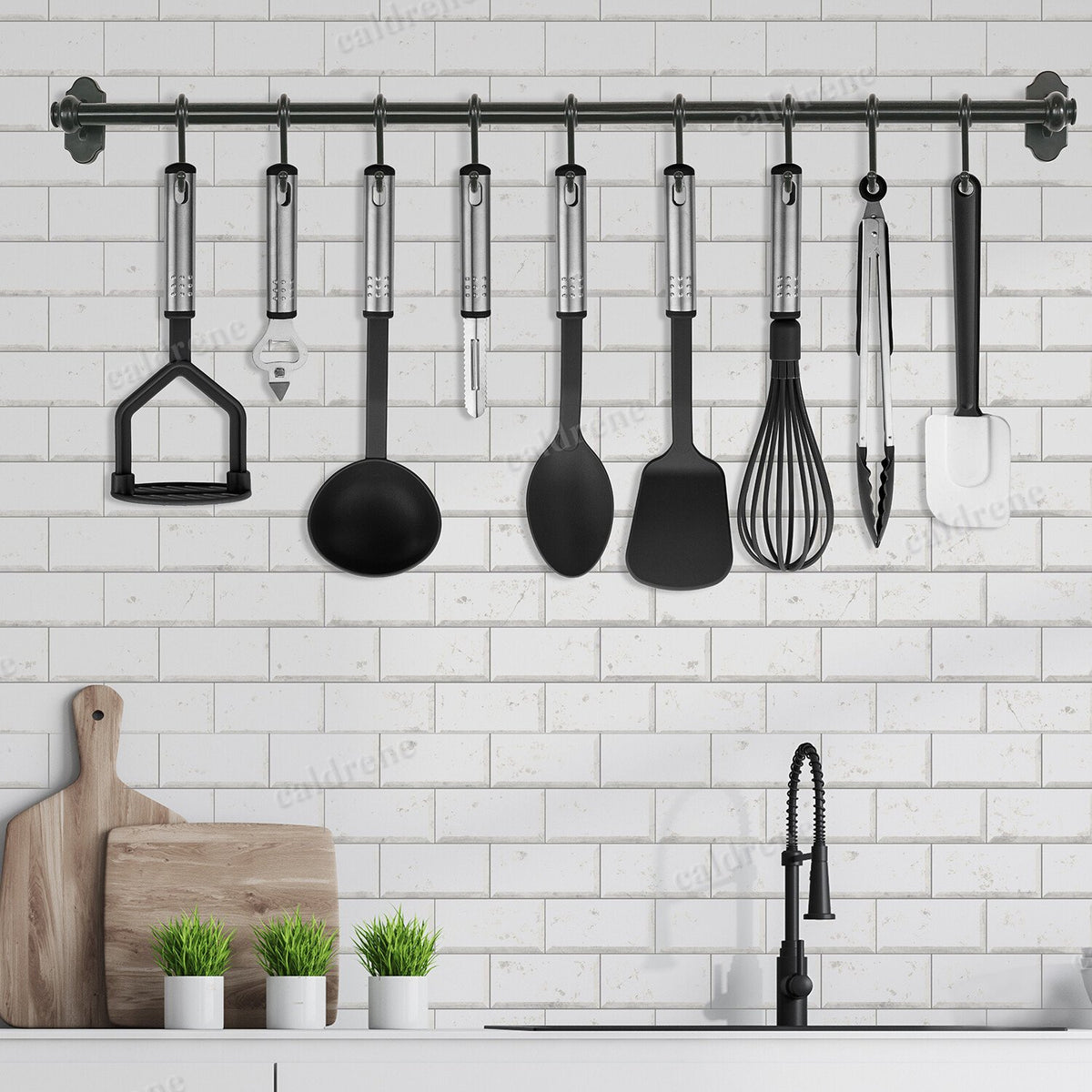 Stainless Steel Cooking Utensil Set, 23 Pieces – view 4