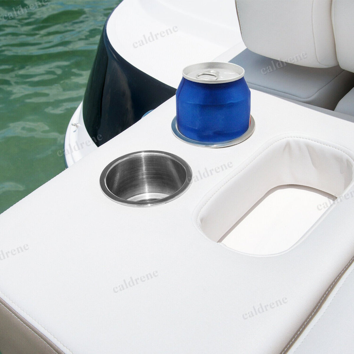 Stainless Steel Cup Holders with Drain, 2 Pack – view 5