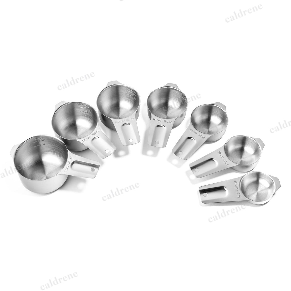 Stainless Steel Measuring Cups, 7 Piece – view 2