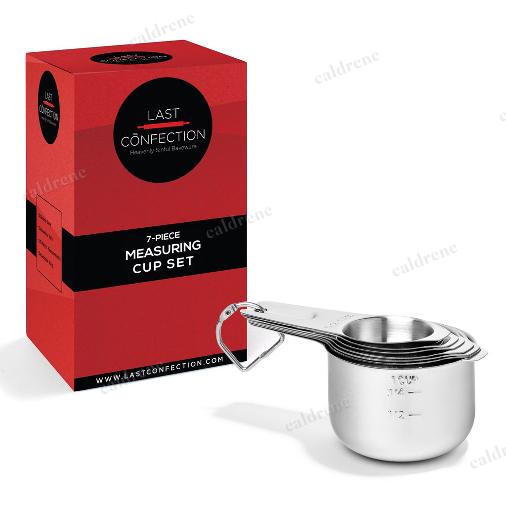 Stainless Steel Measuring Cups, 7 Piece – view 4