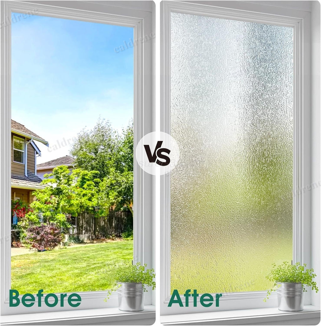 Static Cling Water Ripple Window Film for Privacy and UV Protection – view 8