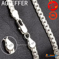 Sterling Silver Chain Necklace for Men and Women