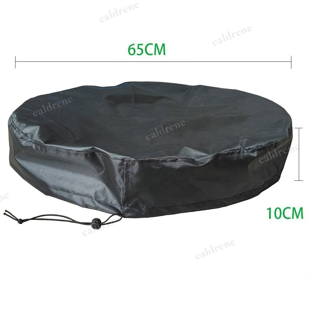 Stretchable Drawstring Drum Cover for 55 Gallon Trash Can – view 2