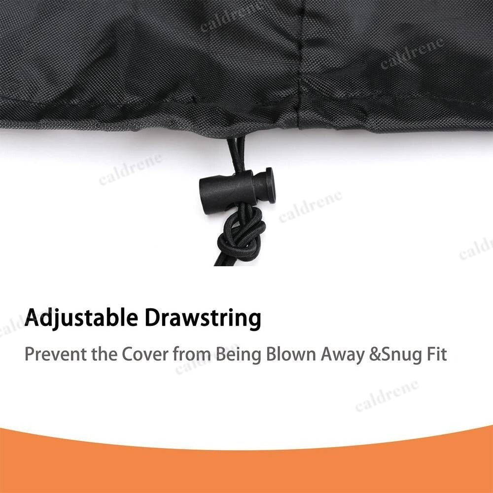 Stretchable Drawstring Drum Cover for 55 Gallon Trash Can – view 5