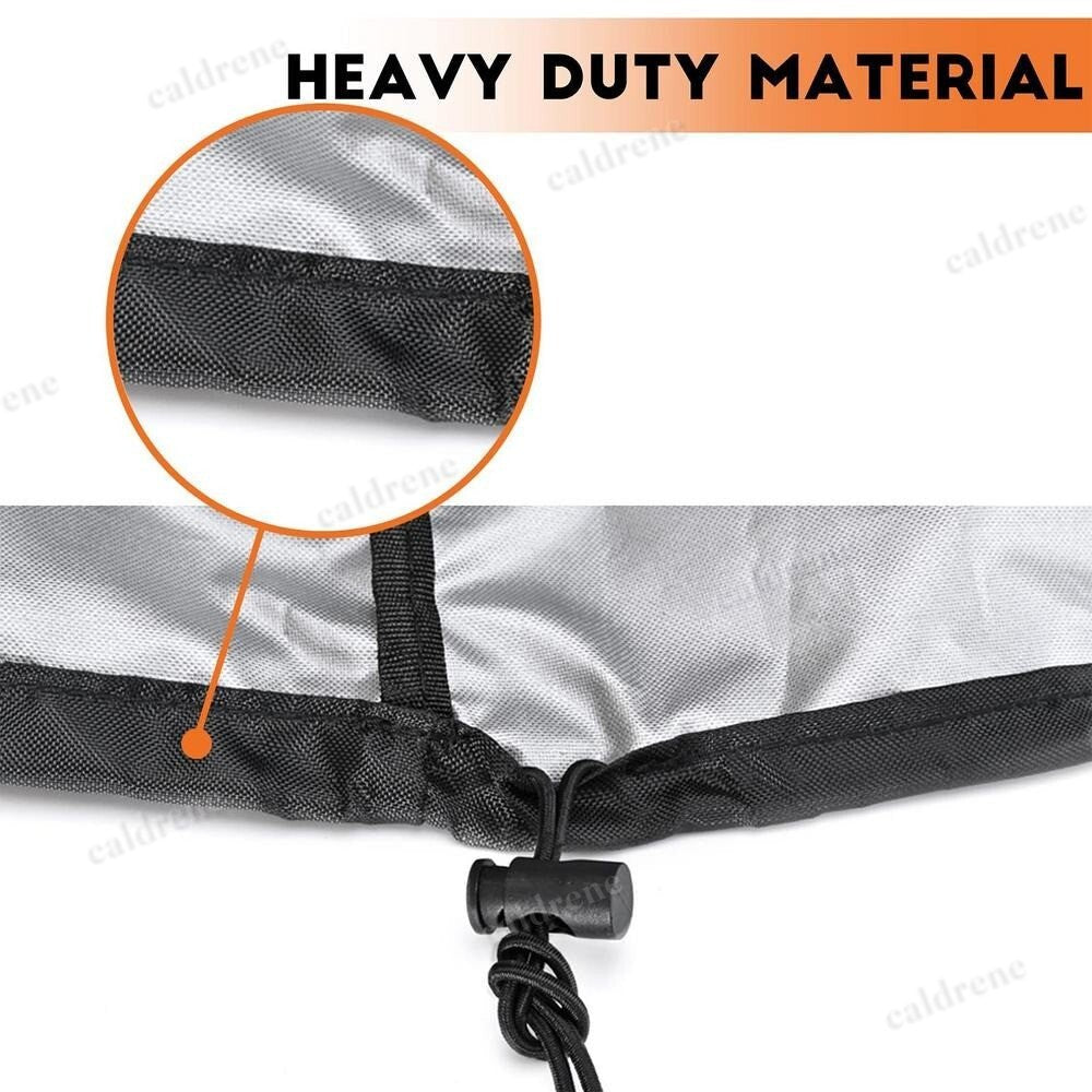 Stretchable Drawstring Drum Cover for 55 Gallon Trash Can – view 7