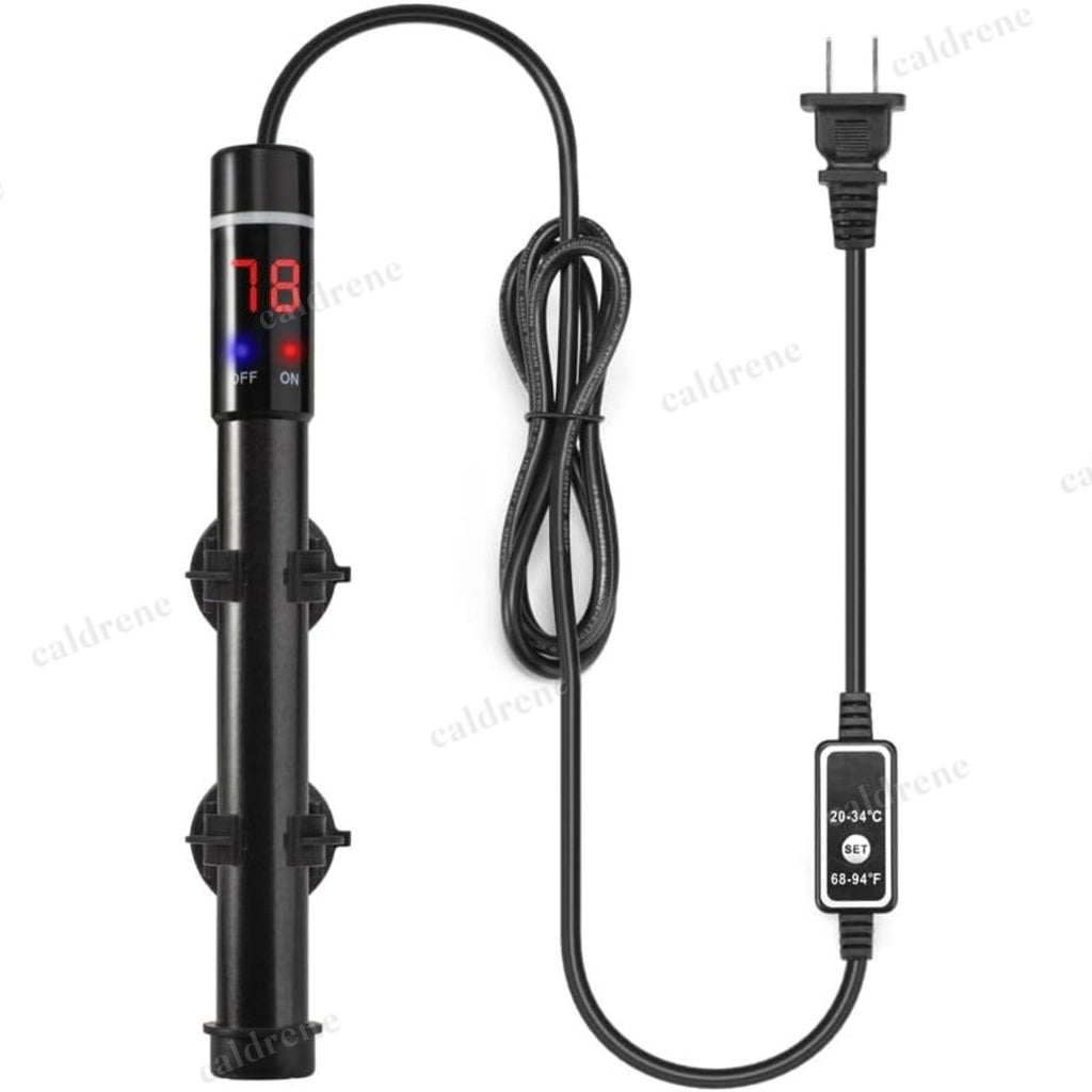 Submersible Aquarium Heater with External Thermostat Display – view 2