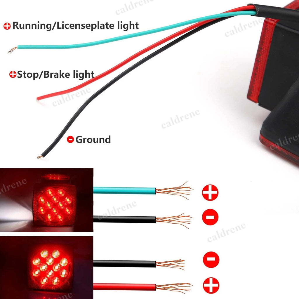 Submersible LED Trailer Tail Light Kit for Boat and Truck, 1 Pair – view 3