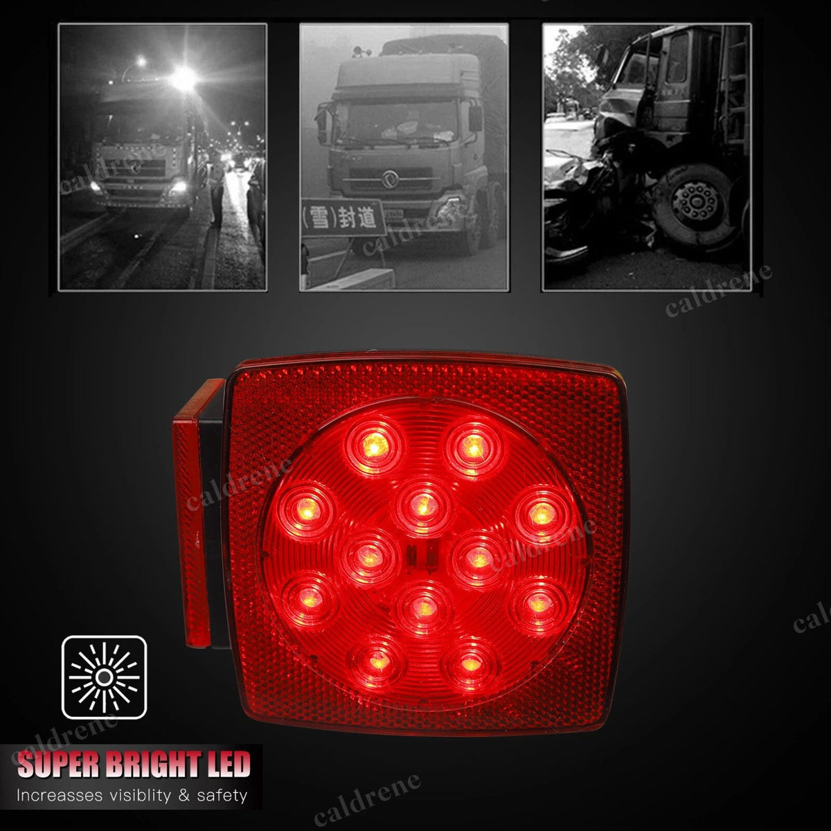 Submersible LED Trailer Tail Light Kit for Boat and Truck, 1 Pair – view 5