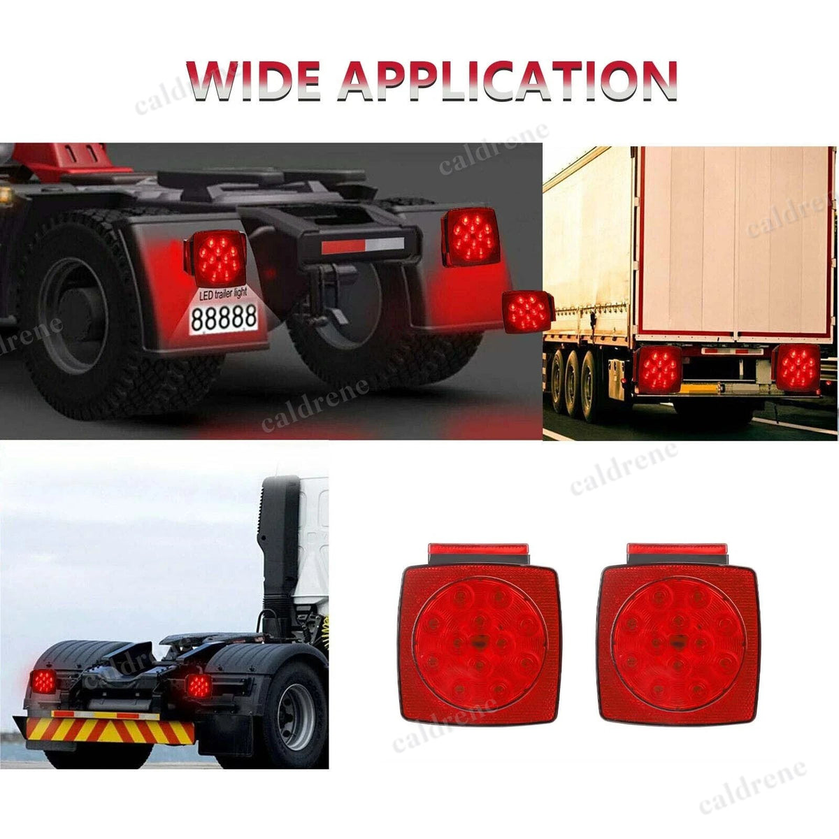 Submersible LED Trailer Tail Light Kit for Boat and Truck, 1 Pair – view 6