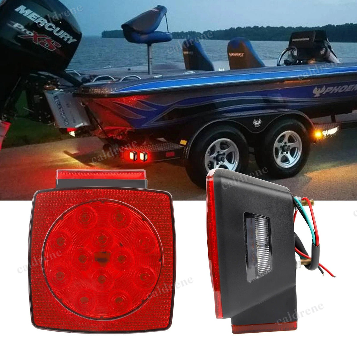 Submersible LED Trailer Tail Light Kit for Boat and Truck, 1 Pair – view 7