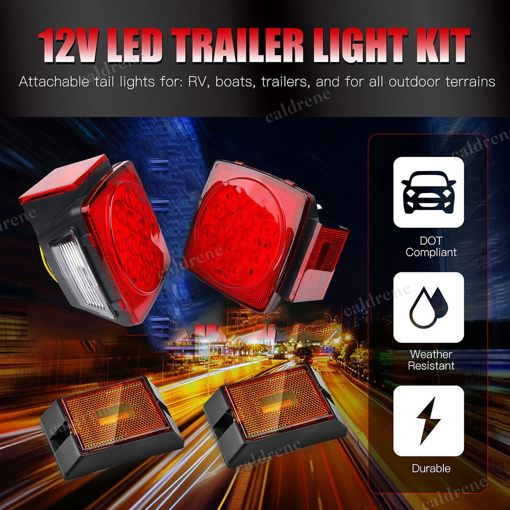 Submersible LED Trailer Tail Light Kit, Waterproof – view 5