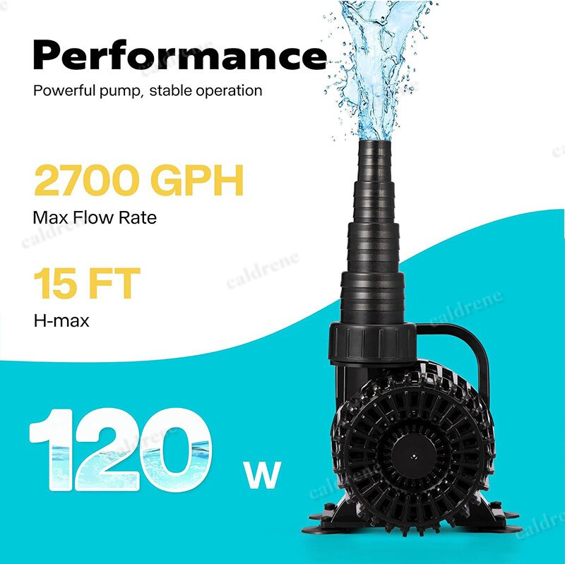 Submersible Pond and Fountain Pump – view 6