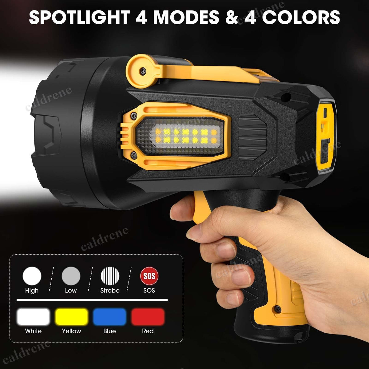 Super Bright Rechargeable Handheld Spotlight – view 6