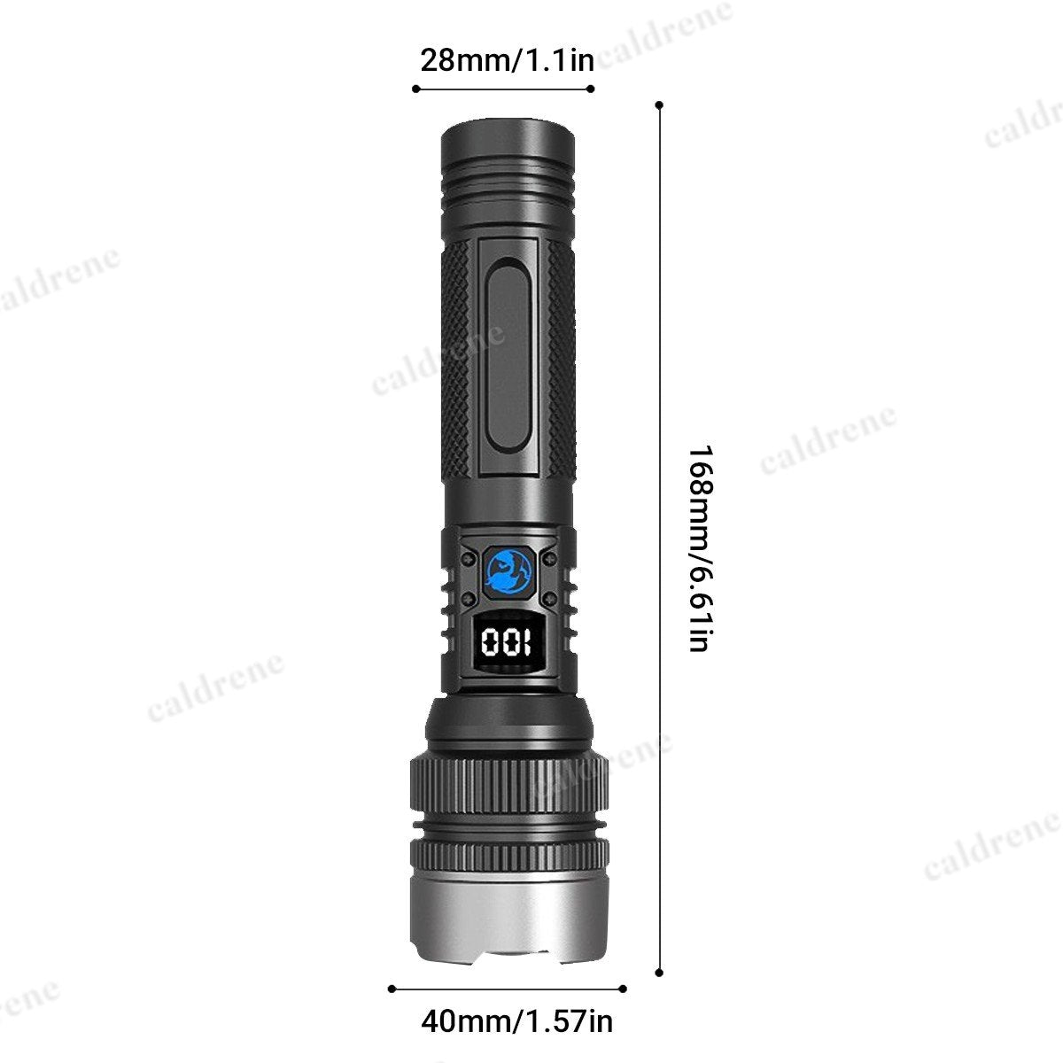 Super Bright Rechargeable LED Tactical Flashlight, 2 Pack – view 2
