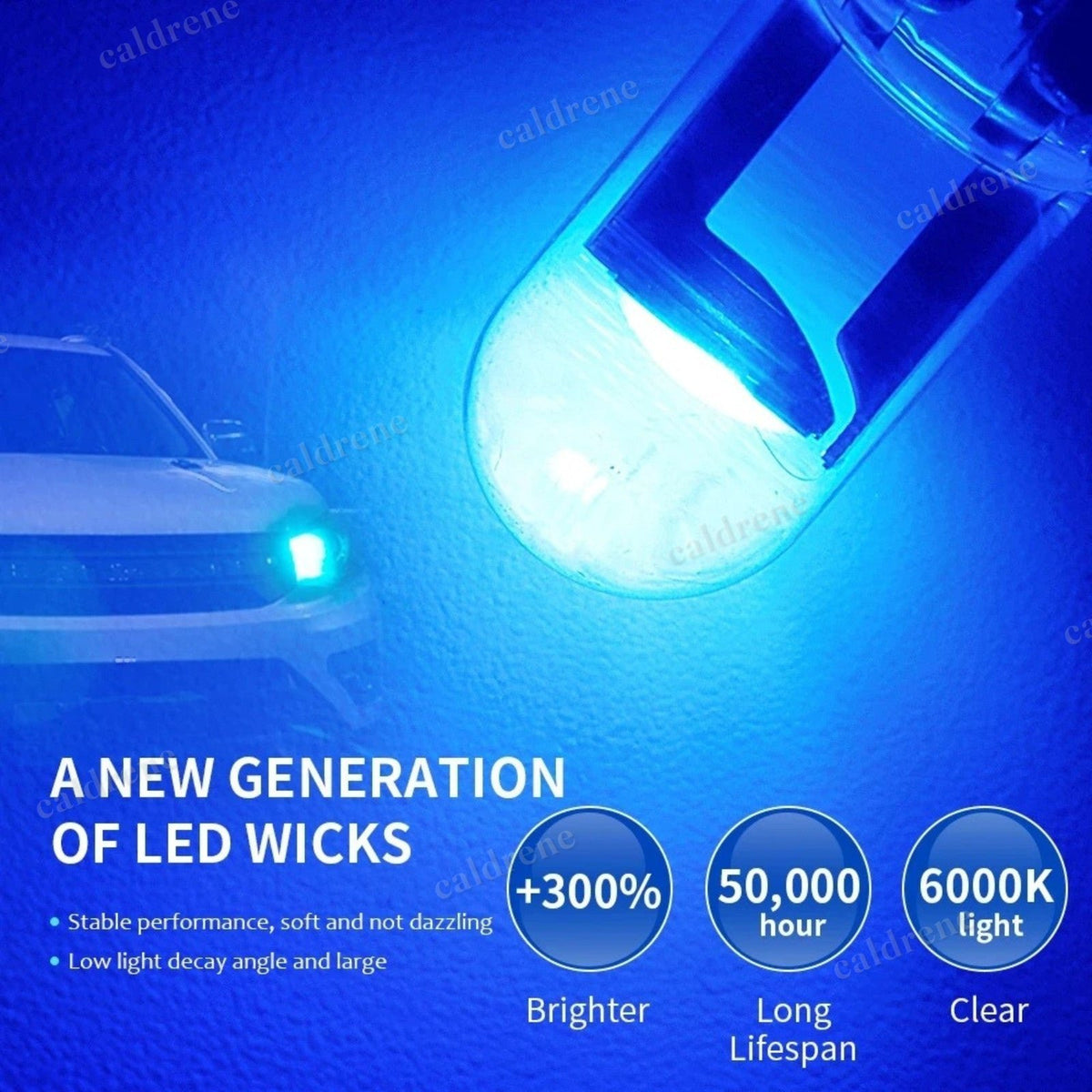 T10 LED Light Bulbs for Interior Vehicle Lighting - 10 Pack – view 4