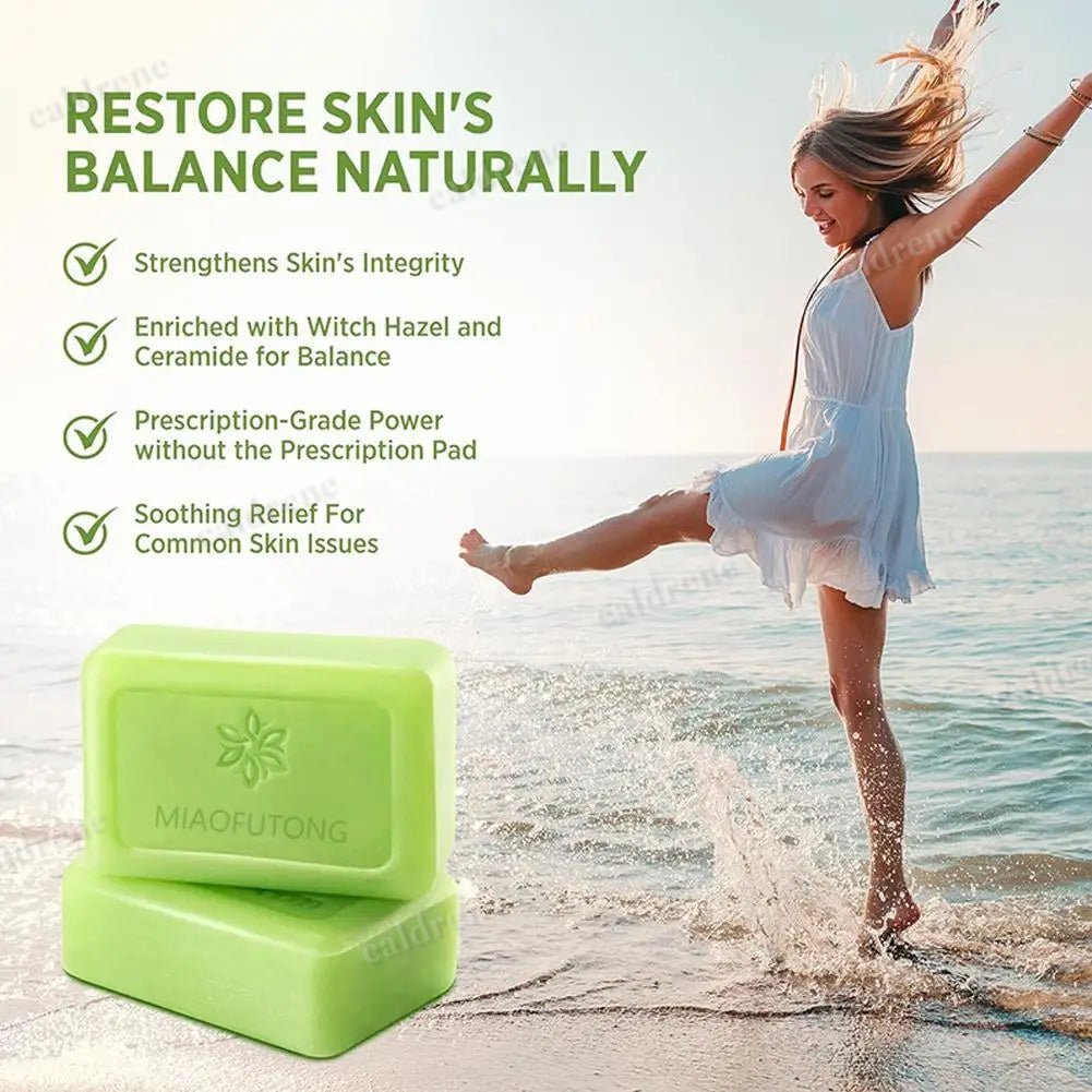 Tea Tree Oil Soap Bar for Gentle Skin Cleaning and Exfoliation – view 2