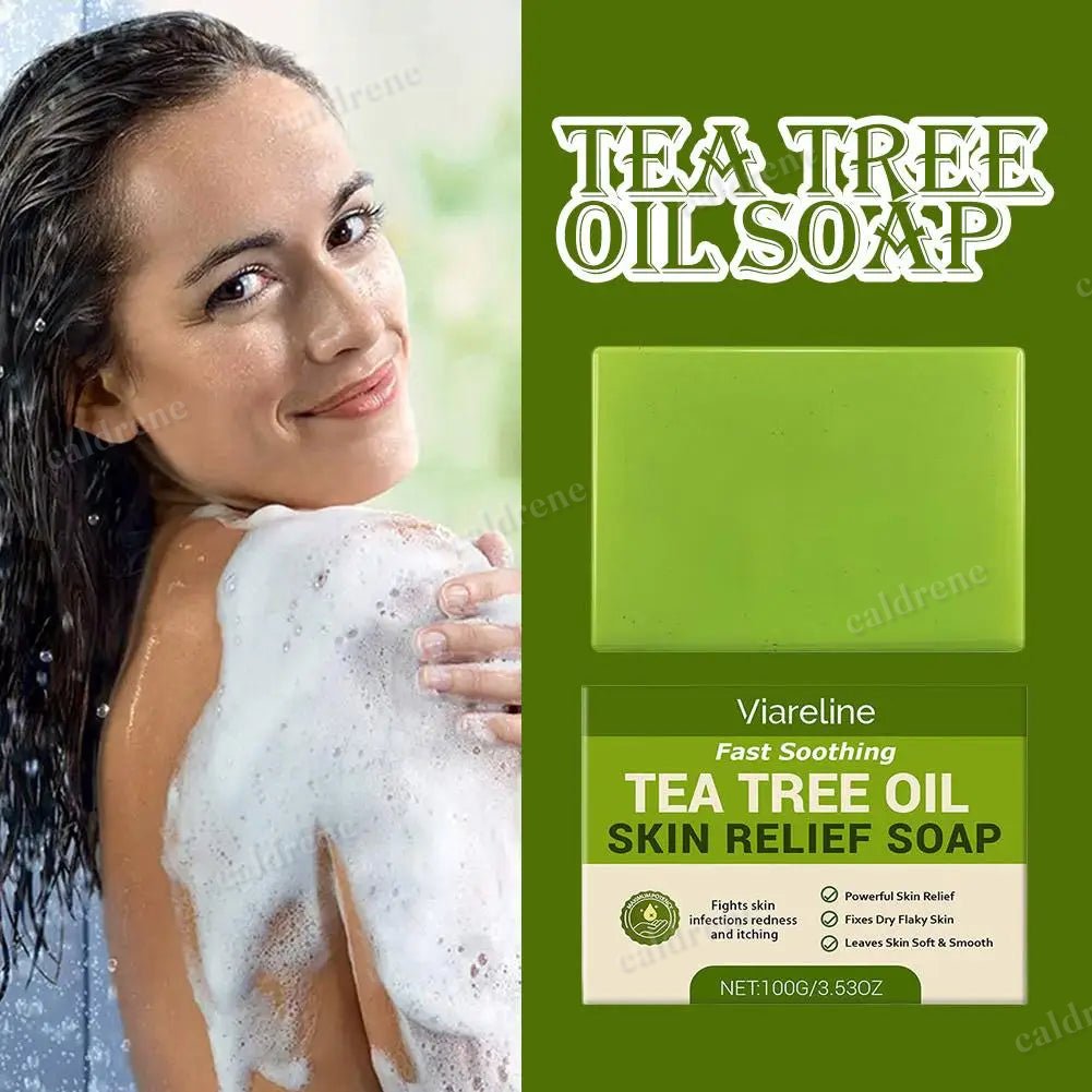 Tea Tree Oil Soap Bar for Gentle Skin Cleaning and Exfoliation – view 6