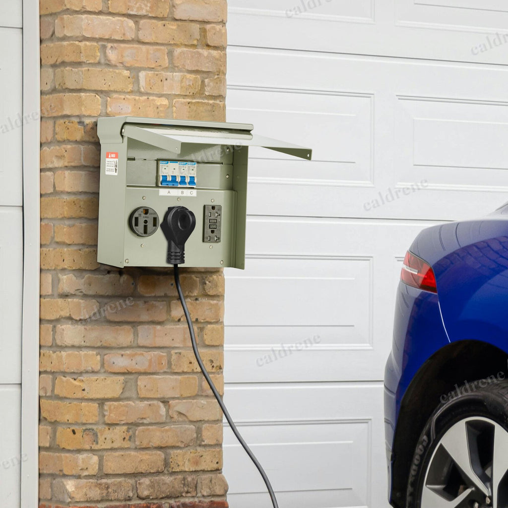 Temporary RV Power Outlet Panel Box, 20 30 50 Amp – view 8