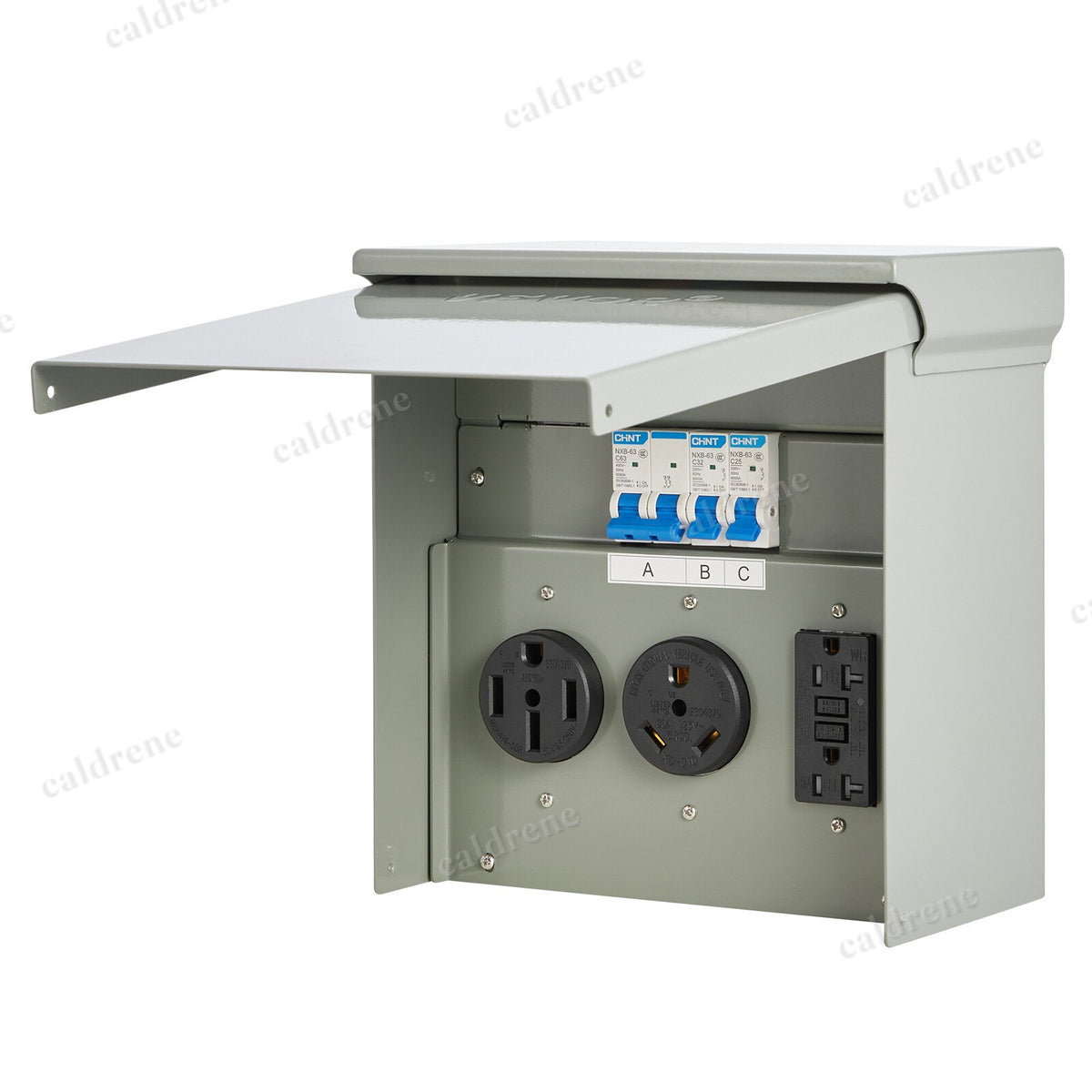 Temporary RV Power Outlet Panel Box, 20 30 50 Amp – view 9