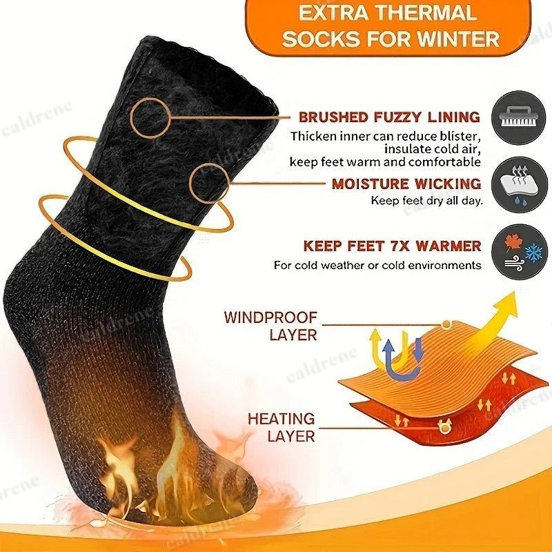 Thermal Heavy Duty Merino Wool Work Socks - 5 Pairs – view 7