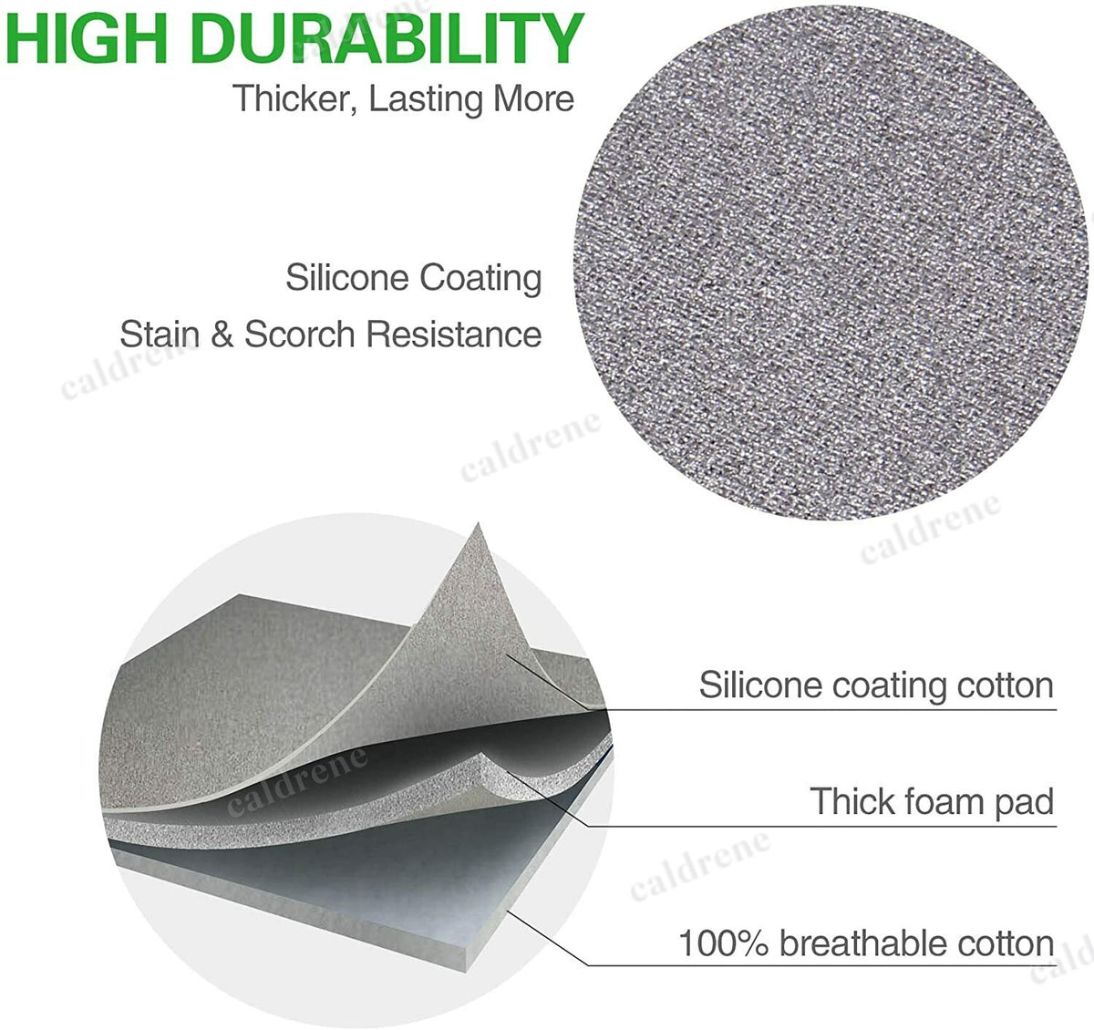 Thick Padded Ironing Board Cover, 15 x 54 Inch – view 2