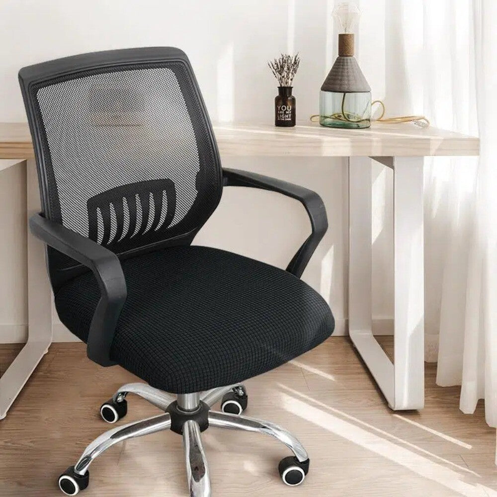 Thickened Office Chair Seat Covers – Removable and Washable – Black
