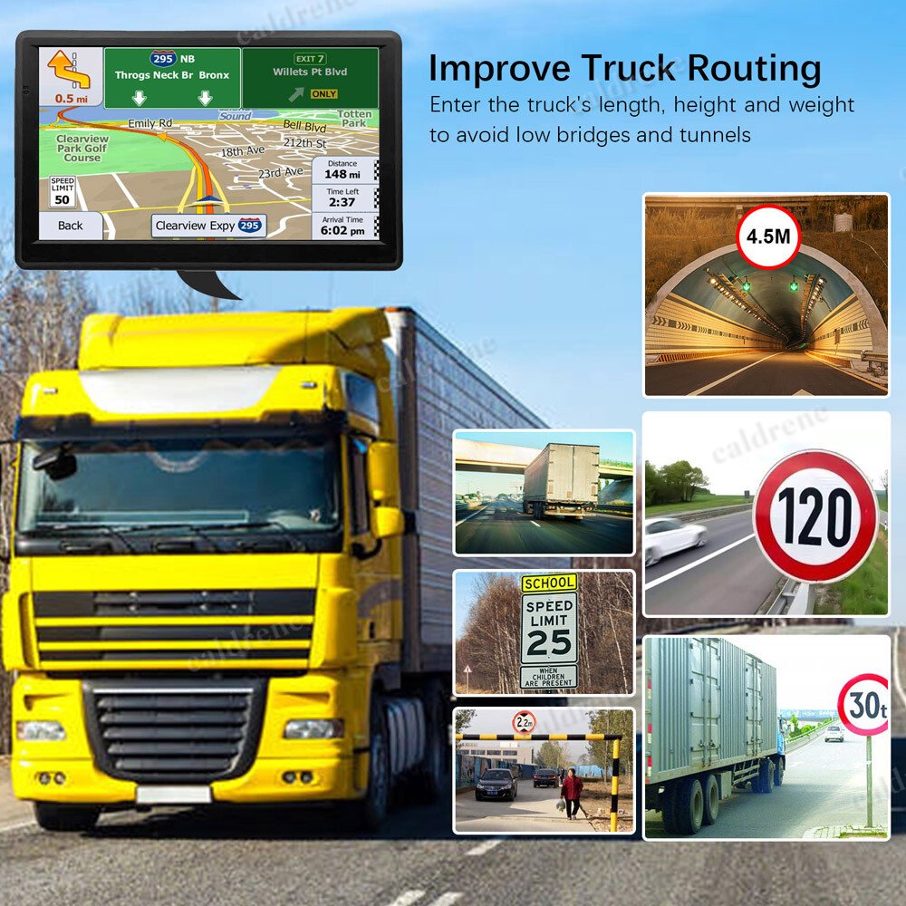 Touch Screen GPS Navigator for Car and Truck with Spoken Directions – view 6
