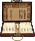 Traditional Chinese Mahjong Set 144 Tiles with Carry Case
