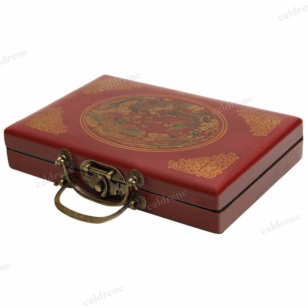 Traditional Chinese Mahjong Set 144 Tiles with Carry Case – view 6
