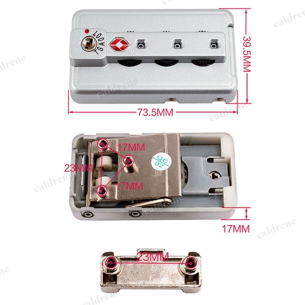 TSA Approved 3-Digit Combination Lock for Luggage Security – view 2