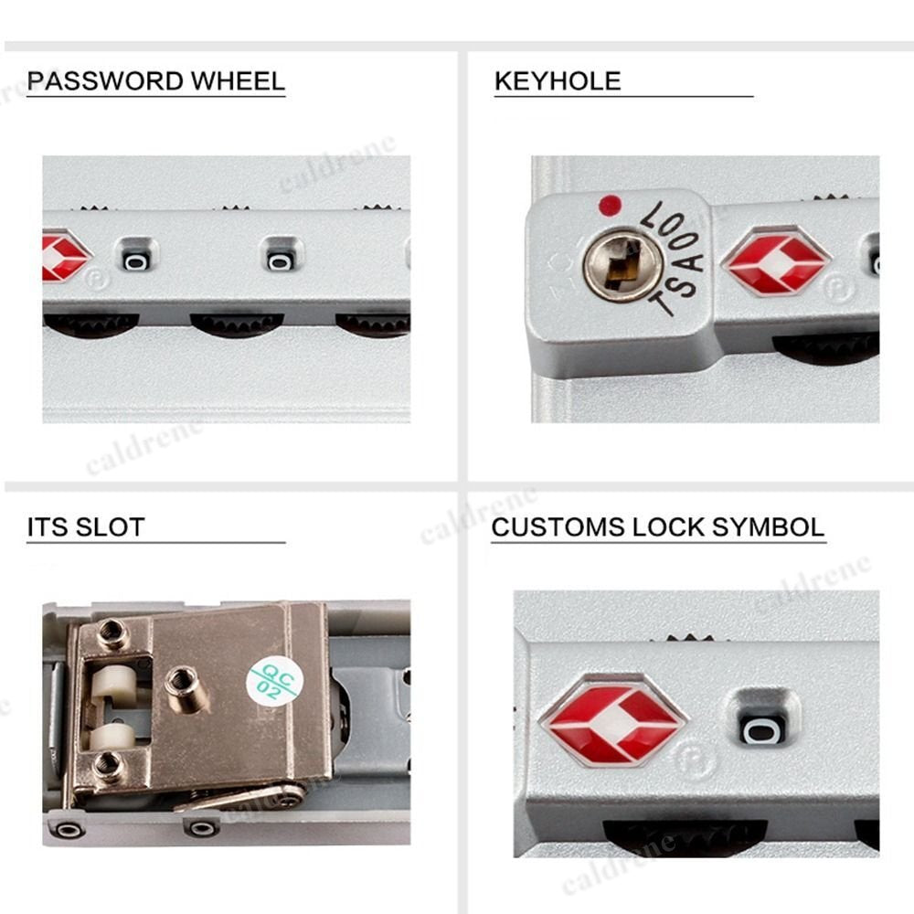 TSA Approved 3-Digit Combination Lock for Luggage Security – view 4