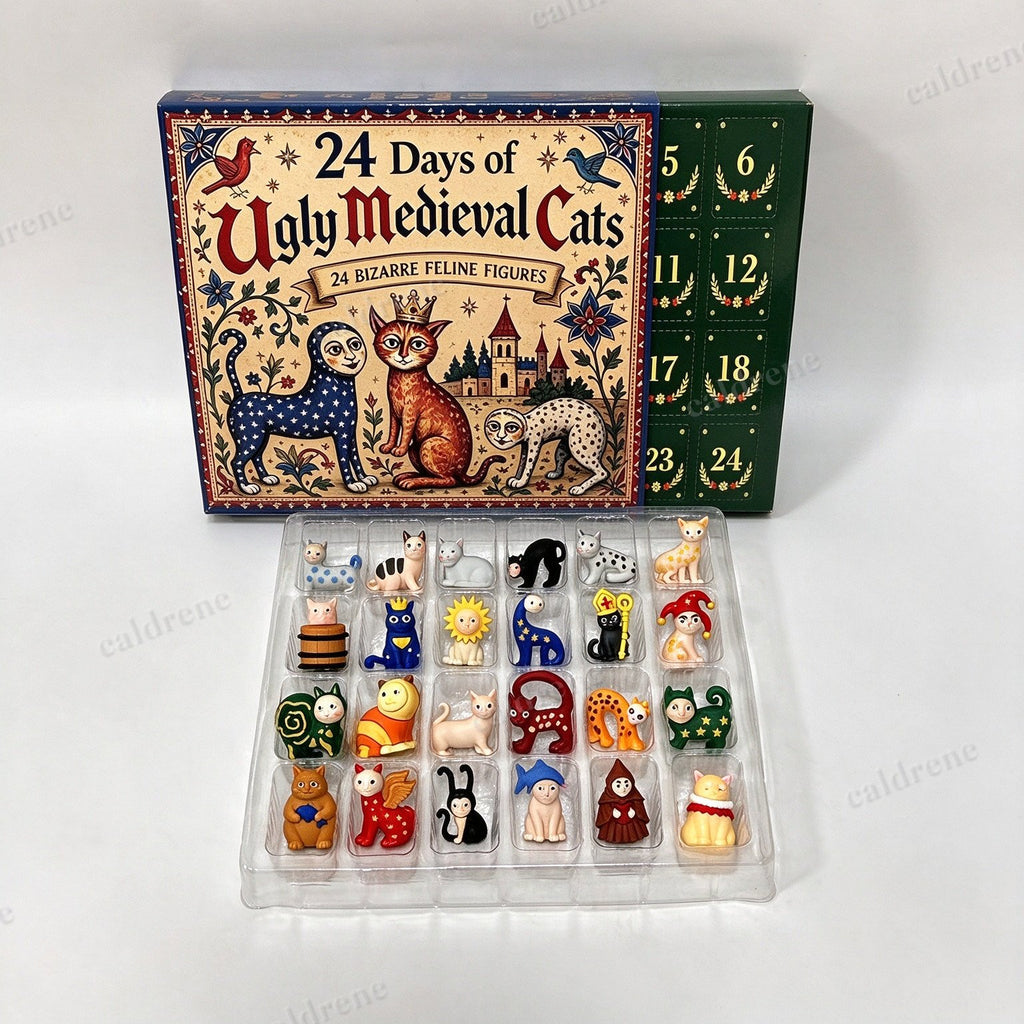 Ugly Medieval Cats 24 Days Advent Calendar 2026 – view 6
