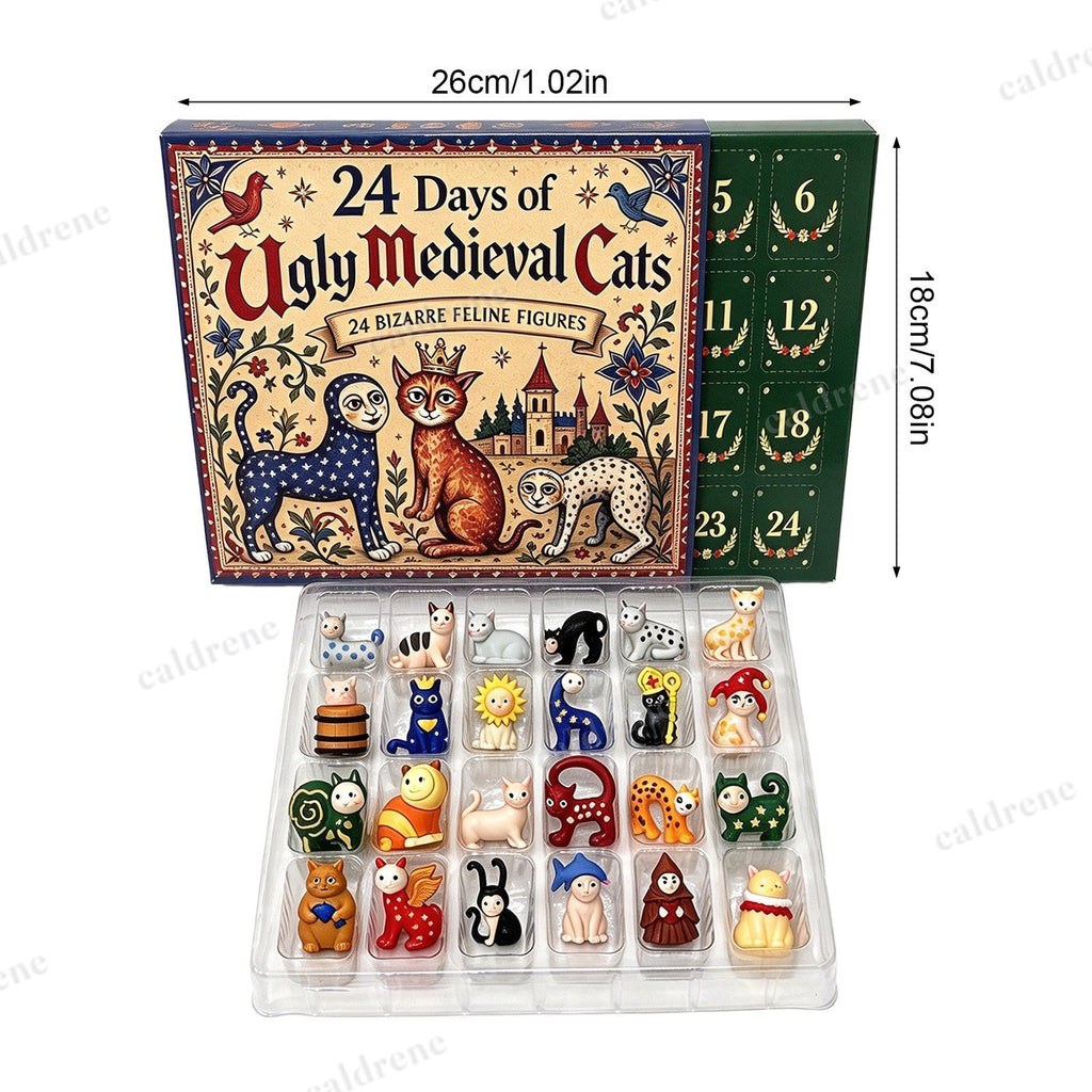 Ugly Medieval Cats 24 Days Advent Calendar 2026 – view 7