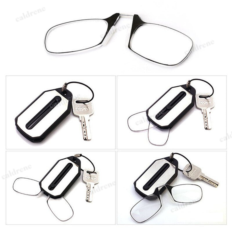 Ultralight Nose Clip Reading Glasses for Easy Travel – view 6