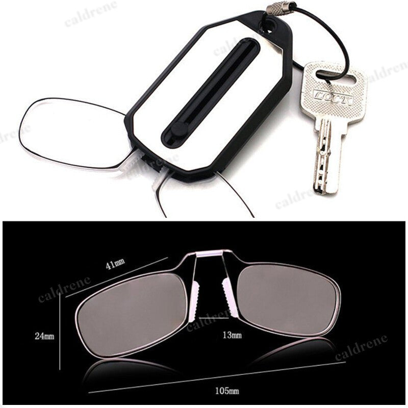 Ultralight Nose Clip Reading Glasses for Easy Travel – view 7