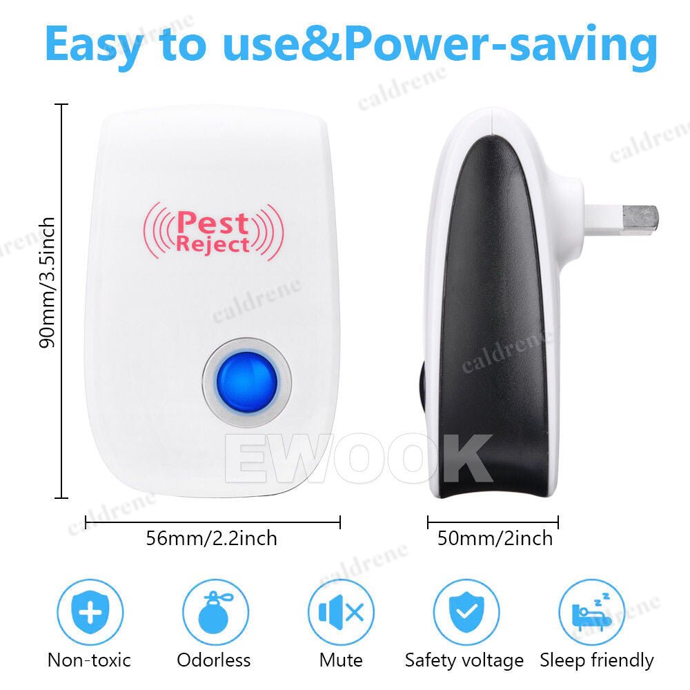 Ultrasonic Pest Repeller for Mice, Rats, and Mosquitos – view 2