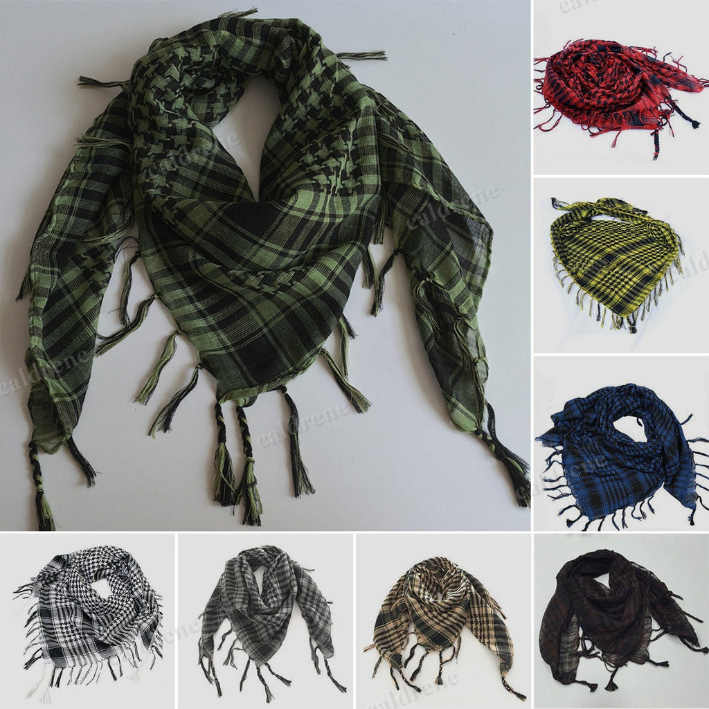 Unisex Checkered Shemagh Scarf for Outdoor Use – view 3