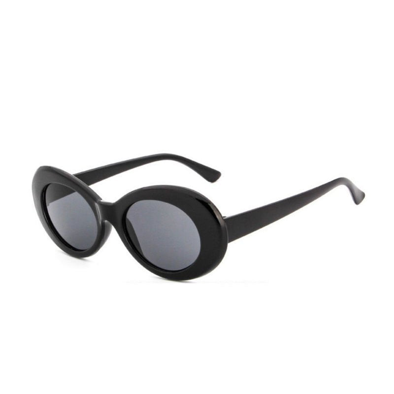 Unisex Clout Goggles Sunglasses Inspired by Kurt Cobain – Bright black ash