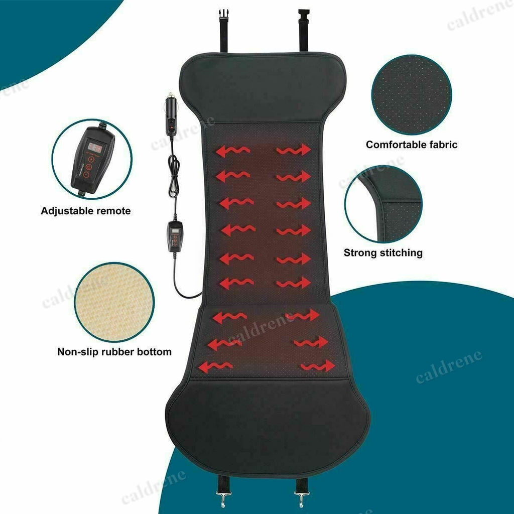 Universal 12V Heated Car Seat Cover Cushion Warmer – view 4